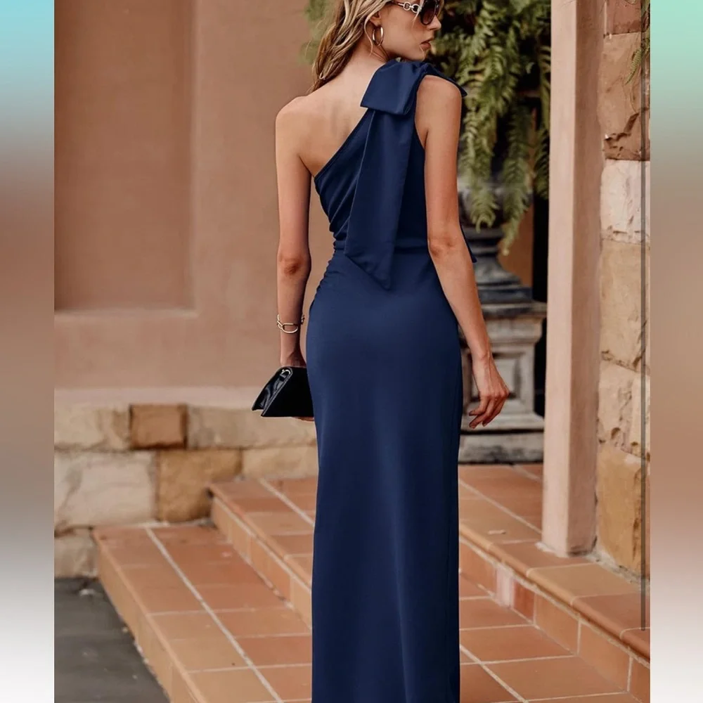 Pretty Garden One shoulder dress - Picture 5 of 12